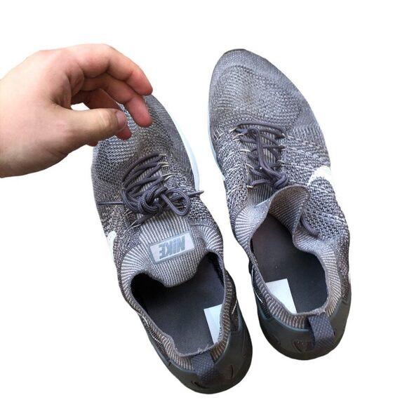 Rare 2017 Nike Mariah Flyknit Racer Gunsmoke Size 13 - Picture 12 of 13